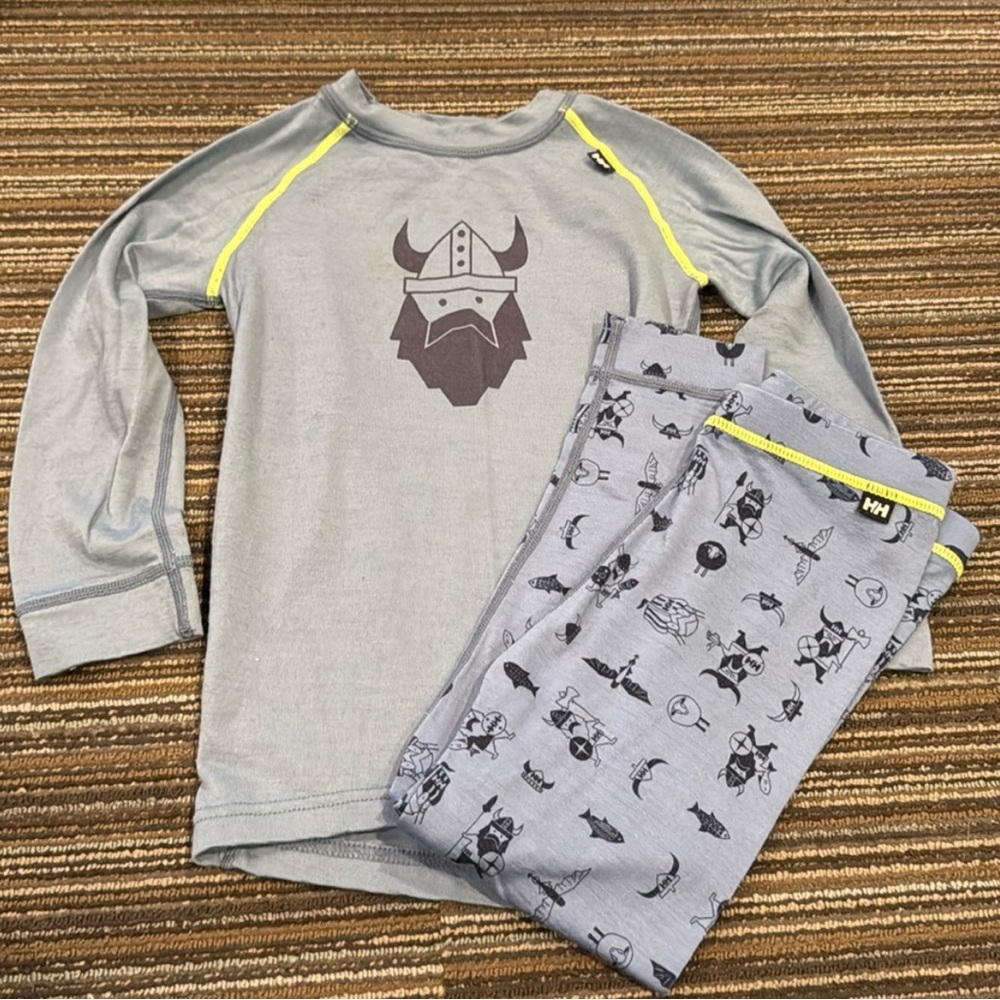 Helly Hansen Kid's Merino Wool Base Layer
Set 4T
